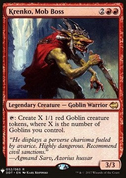 Krenko, Mob Boss⁣ - Mystery Booster⁣ (Rare)⁣ [52]