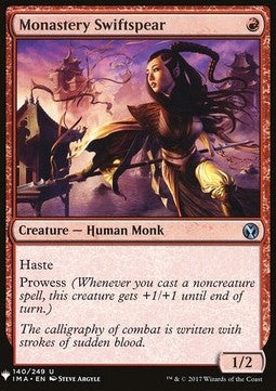 Monastery Swiftspear⁣ - Mystery Booster⁣ (Uncommon)⁣ [140]