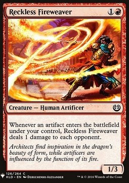 Reckless Fireweaver⁣ - Mystery Booster⁣ (Common)⁣ [126]