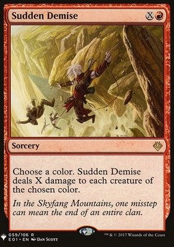 Sudden Demise⁣ - Mystery Booster⁣ (Rare)⁣ [59]