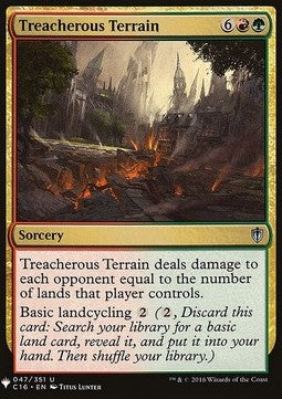 Treacherous Terrain⁣ - Mystery Booster⁣ (Uncommon)⁣ [47]