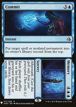 Commit // Memory⁣ - Mystery Booster⁣ (Rare)⁣ [211]