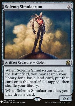 Solemn Simulacrum⁣ - Mystery Booster⁣ (Rare)⁣ [62]