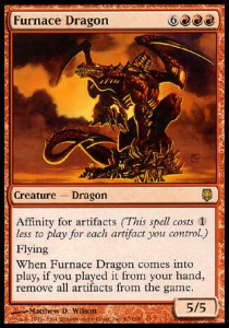 Furnace Dragon⁣ - Darksteel⁣ (Rare)⁣ [62]