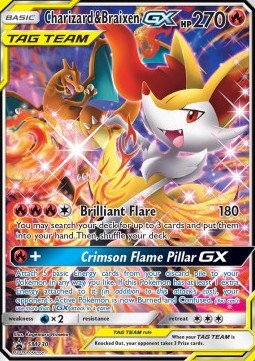 Charizard & Braixen GX⁣ - SM Black Star Promos⁣ (Promo)⁣ [230]