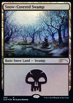 Snow-Covered Swamp⁣ - Secret Lair Drop Series⁣ (Land)⁣ [3]