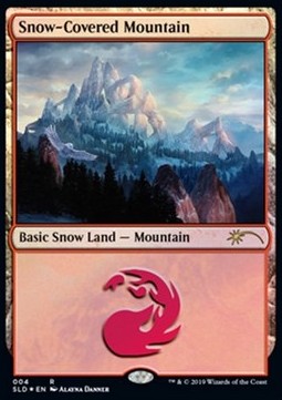 Snow-Covered Mountain⁣ - Secret Lair Drop Series⁣ (Land)⁣ [4]