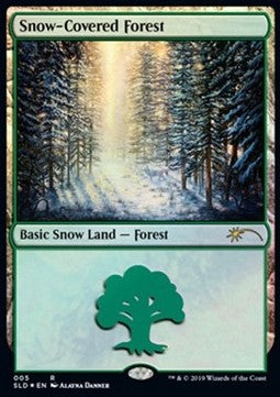 Snow-Covered Forest⁣ - Secret Lair Drop Series⁣ (Land)⁣ [5]