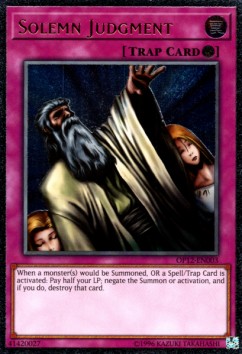Solemn Judgment⁣ - OTS Tournament Pack 12⁣ (Ultimate Rare)⁣ [003]
