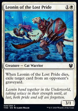 Leonin of the Lost Pride⁣ - Theros Beyond Death⁣ (Common)⁣ [28]