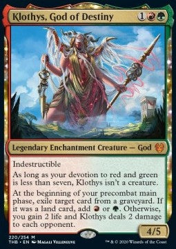 Klothys, God of Destiny⁣ - Theros Beyond Death⁣ (Mythic)⁣ [220]