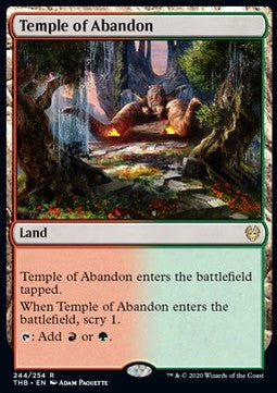 Temple of Abandon⁣ - Theros Beyond Death⁣ (Rare)⁣ [244]