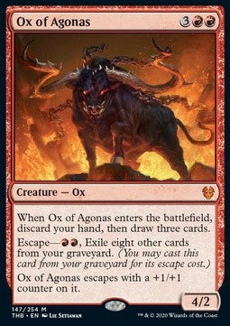 Ox of Agonas⁣ - Theros Beyond Death⁣ (Mythic)⁣ [147]