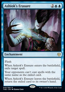 Ashiok's Erasure⁣ - Theros Beyond Death⁣ (Rare)⁣ [43]