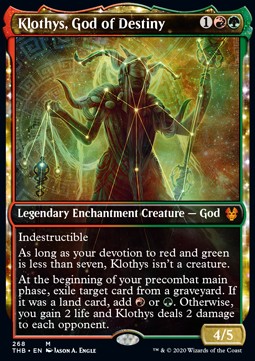 Klothys, God of Destiny⁣ - Theros Beyond Death: Extras⁣ (Mythic)⁣ [268]