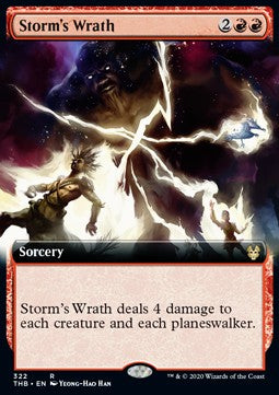 Storm's Wrath⁣ - Theros Beyond Death: Extras⁣ (Rare)⁣ [322]