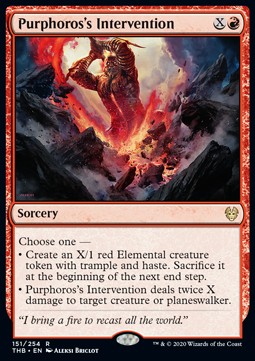 Purphoros's Intervention⁣ - Theros Beyond Death⁣ (Rare)⁣ [151]