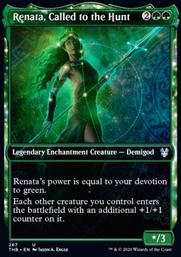 Renata, Called to the Hunt⁣ - Theros Beyond Death: Extras⁣ (Uncommon)⁣ [267]