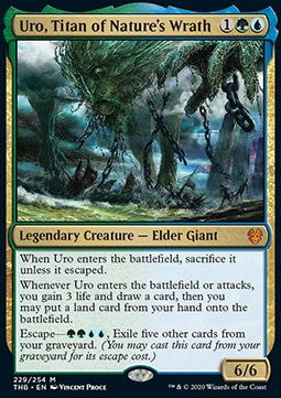 Uro, Titan of Nature's Wrath⁣ - Theros Beyond Death⁣ (Mythic)⁣ [229]