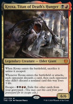 Kroxa, Titan of Death's Hunger⁣ - Theros Beyond Death⁣ (Mythic)⁣ [221]