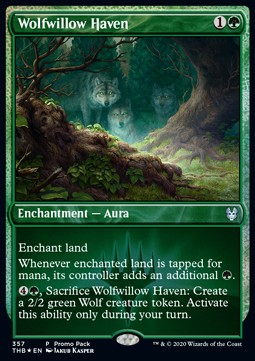 Wolfwillow Haven⁣ - Theros Beyond Death: Promos⁣ (Uncommon)⁣ [357]