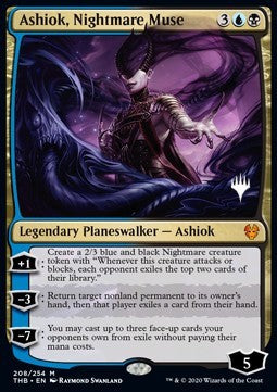 Ashiok, Nightmare Muse (V.1)⁣ - Theros Beyond Death: Promos⁣ (Mythic)⁣ [208]