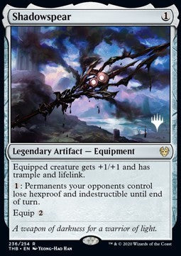 Shadowspear (V.1)⁣ - Theros Beyond Death: Promos⁣ (Rare)⁣ [236]