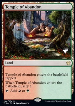 Temple of Abandon (V.1)⁣ - Theros Beyond Death: Promos⁣ (Rare)⁣ [244]