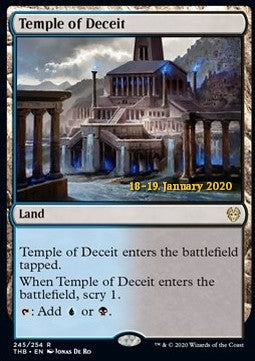 Temple of Deceit (V.2)⁣ - Theros Beyond Death: Promos⁣ (Rare)⁣ [245]