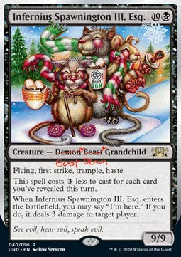 Infernius Spawnington III, Esq.⁣ - Unsanctioned⁣ (Rare)⁣ [40]