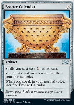 Bronze Calendar⁣ - Unsanctioned⁣ (Uncommon)⁣ [76]