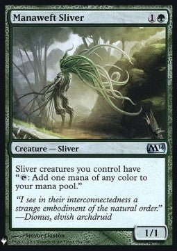 Manaweft Sliver⁣ - Mystery Booster⁣ (Uncommon)⁣ [184]