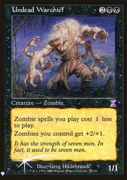 Undead Warchief⁣ - Mystery Booster⁣ (Rare)⁣ [52]