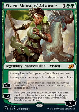 Vivien, Monsters' Advocate⁣ - Ikoria: Lair of Behemoths⁣ (Mythic)⁣ [175]