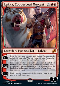 Lukka, Coppercoat Outcast⁣ - Ikoria: Lair of Behemoths⁣ (Mythic)⁣ [125]