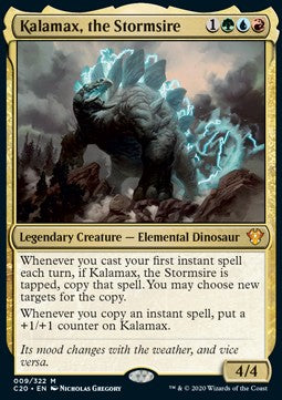 Kalamax, the Stormsire (V.1)⁣ - Commander: Ikoria⁣ (Mythic)⁣ [9]