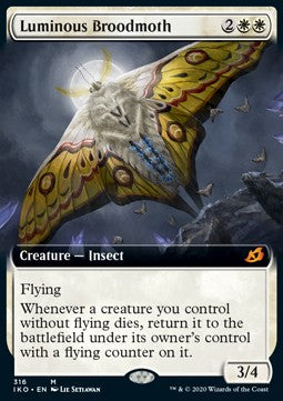 Luminous Broodmoth (V.1)⁣ - Ikoria: Lair of Behemoths: Extras⁣ (Mythic)⁣ [316]