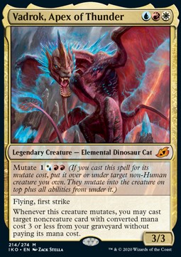 Vadrok, Apex of Thunder⁣ - Ikoria: Lair of Behemoths⁣ (Mythic)⁣ [214]