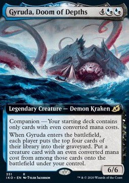 Gyruda, Doom of Depths (V.1)⁣ - Ikoria: Lair of Behemoths: Extras⁣ (Rare)⁣ [351]