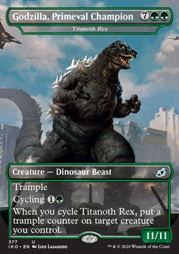 Titanoth Rex⁣ - Ikoria: Lair of Behemoths: Extras⁣ (Uncommon)⁣ [377]