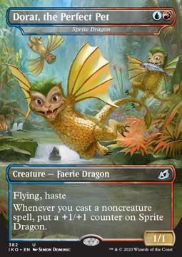 Sprite Dragon⁣ - Ikoria: Lair of Behemoths: Extras⁣ (Uncommon)⁣ [382]