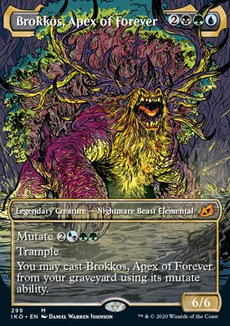 Brokkos, Apex of Forever (V.1)⁣ - Ikoria: Lair of Behemoths: Extras⁣ (Mythic)⁣ [299]