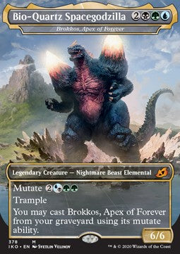 Brokkos, Apex of Forever (V.2)⁣ - Ikoria: Lair of Behemoths: Extras⁣ (Mythic)⁣ [378]
