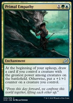 Primal Empathy⁣ - Ikoria: Lair of Behemoths⁣ (Uncommon)⁣ [200]