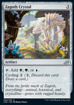 Zagoth Crystal⁣ - Ikoria: Lair of Behemoths⁣ (Uncommon)⁣ [242]