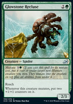 Glowstone Recluse⁣ - Ikoria: Lair of Behemoths⁣ (Uncommon)⁣ [156]