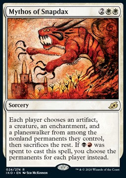 Mythos of Snapdax⁣ - Ikoria: Lair of Behemoths⁣ (Rare)⁣ [24]