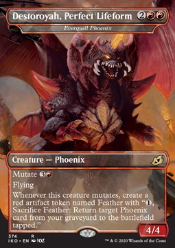 Everquill Phoenix (V.2)⁣ - Ikoria: Lair of Behemoths: Extras⁣ (Rare)⁣ [374]