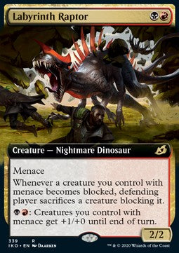 Labyrinth Raptor⁣ - Ikoria: Lair of Behemoths: Extras⁣ (Rare)⁣ [339]