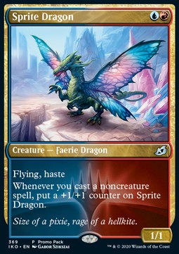 Sprite Dragon⁣ - Ikoria: Lair of Behemoths: Promos⁣ (Uncommon)⁣ [369]